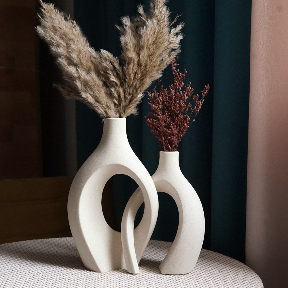Decorative Ceramic Vase Set