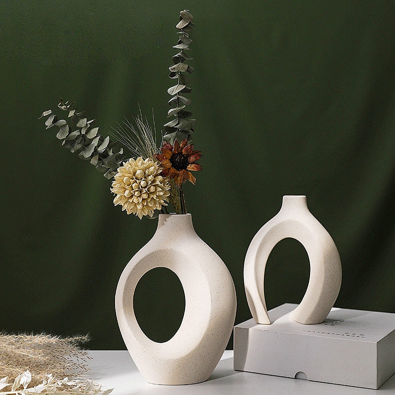 Decorative Ceramic Vase Set